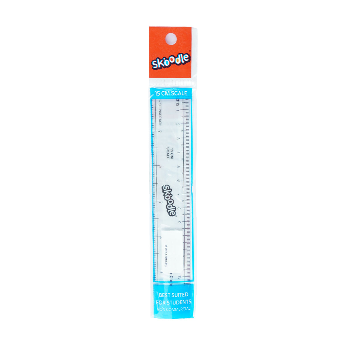 Skoodle 15 cm Scale Pack of 8 | Durable & Accurate Transparent Rulers for School