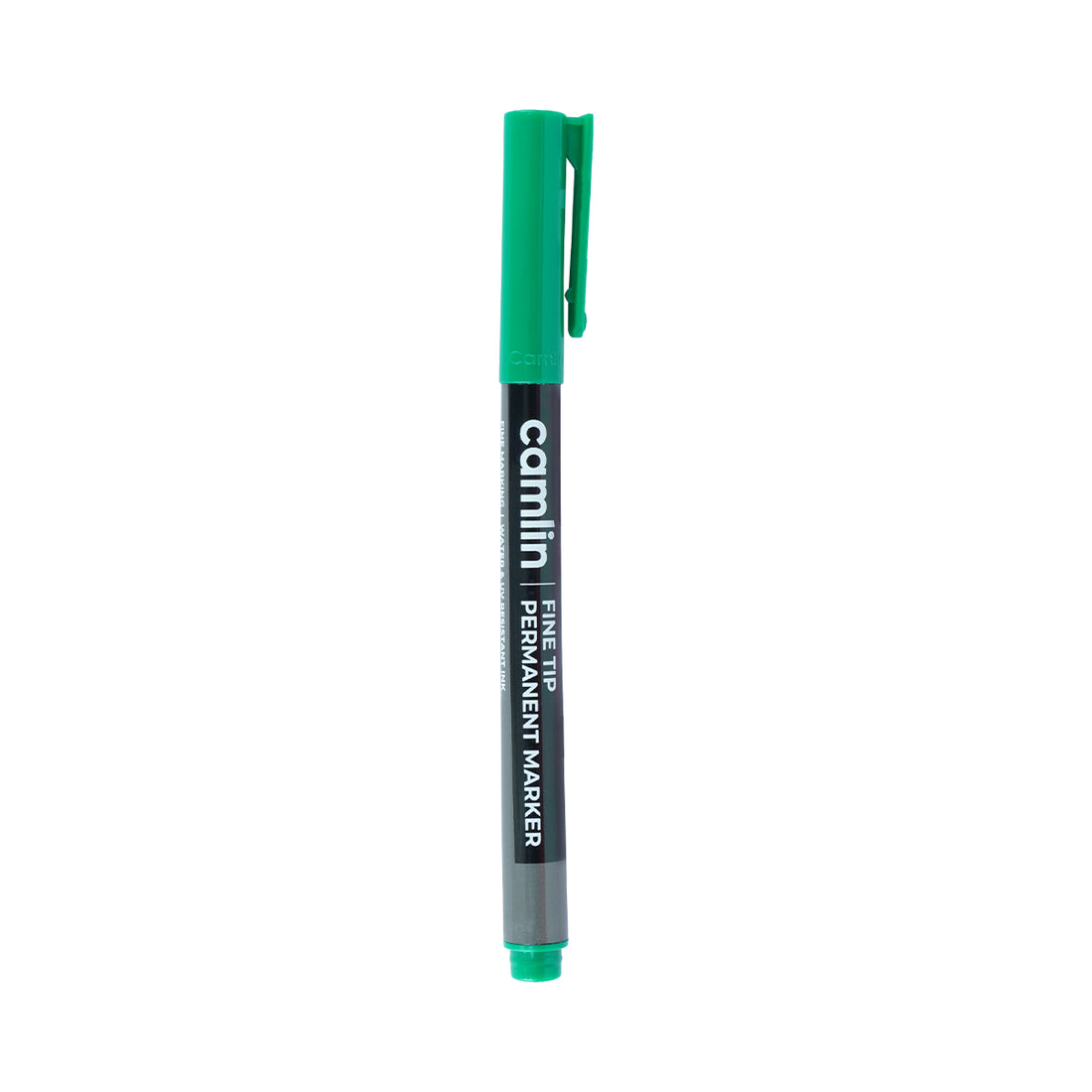 Camlin Green Fine Tip Permanent Marker Set of 5 | Smooth & Long‑Lasting Ink