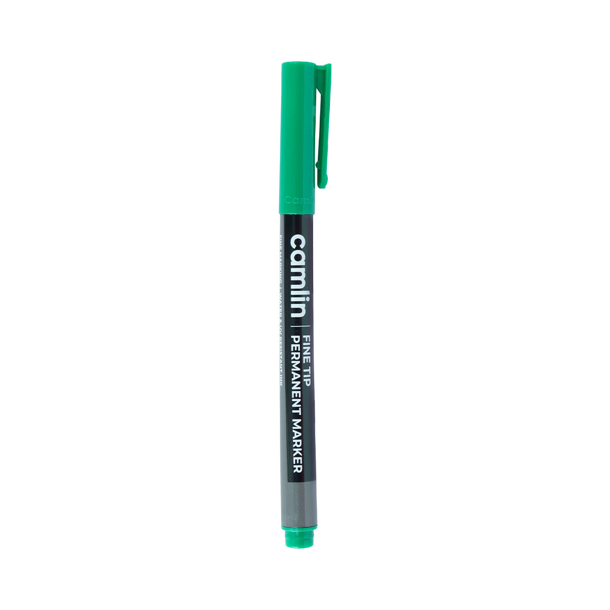 Camlin Green Fine Tip Permanent Marker Set of 5 | Smooth & Long‑Lasting Ink