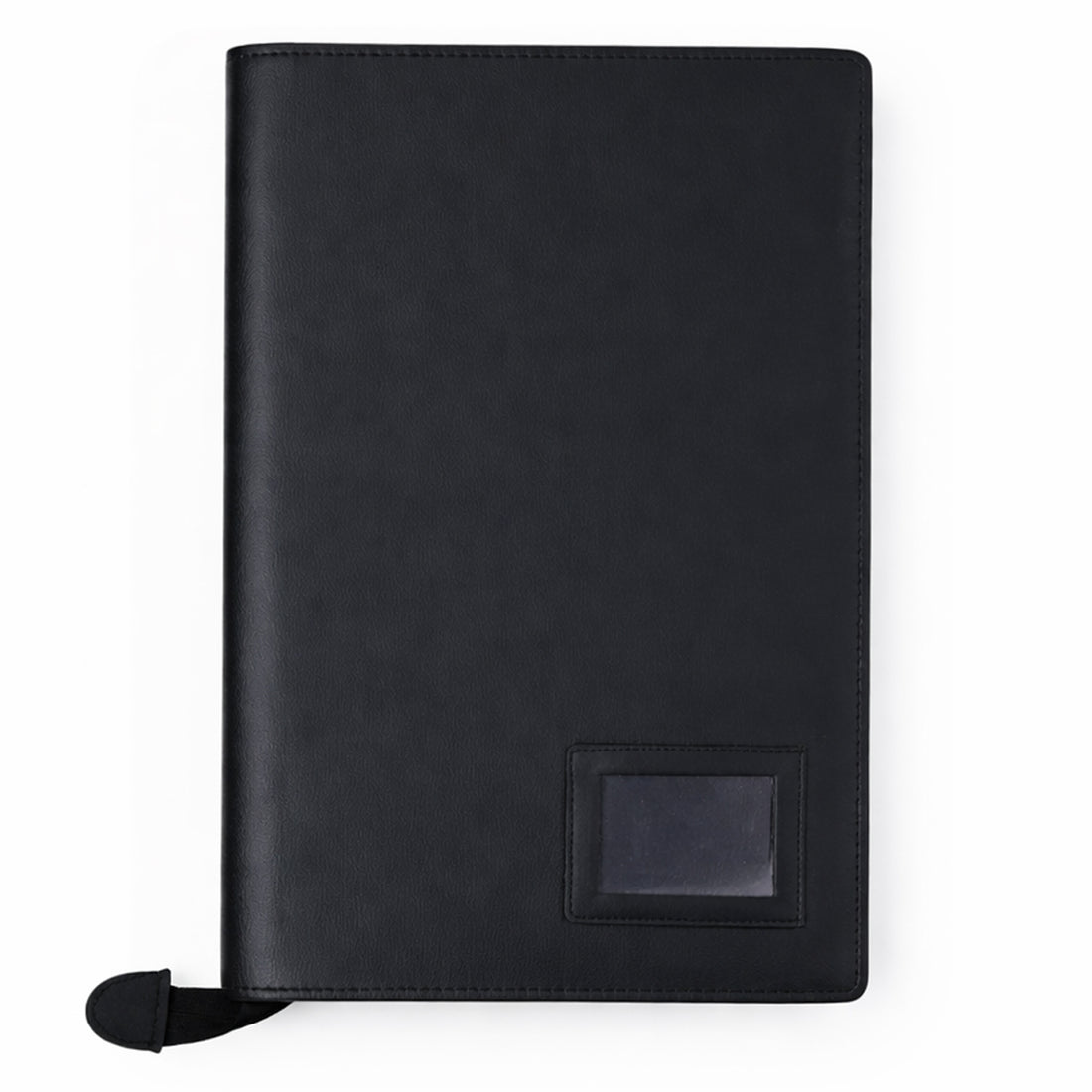 God’s Grace Black B4 10‑Leaves Stitched Blessed Folder – Premium Leather Folder