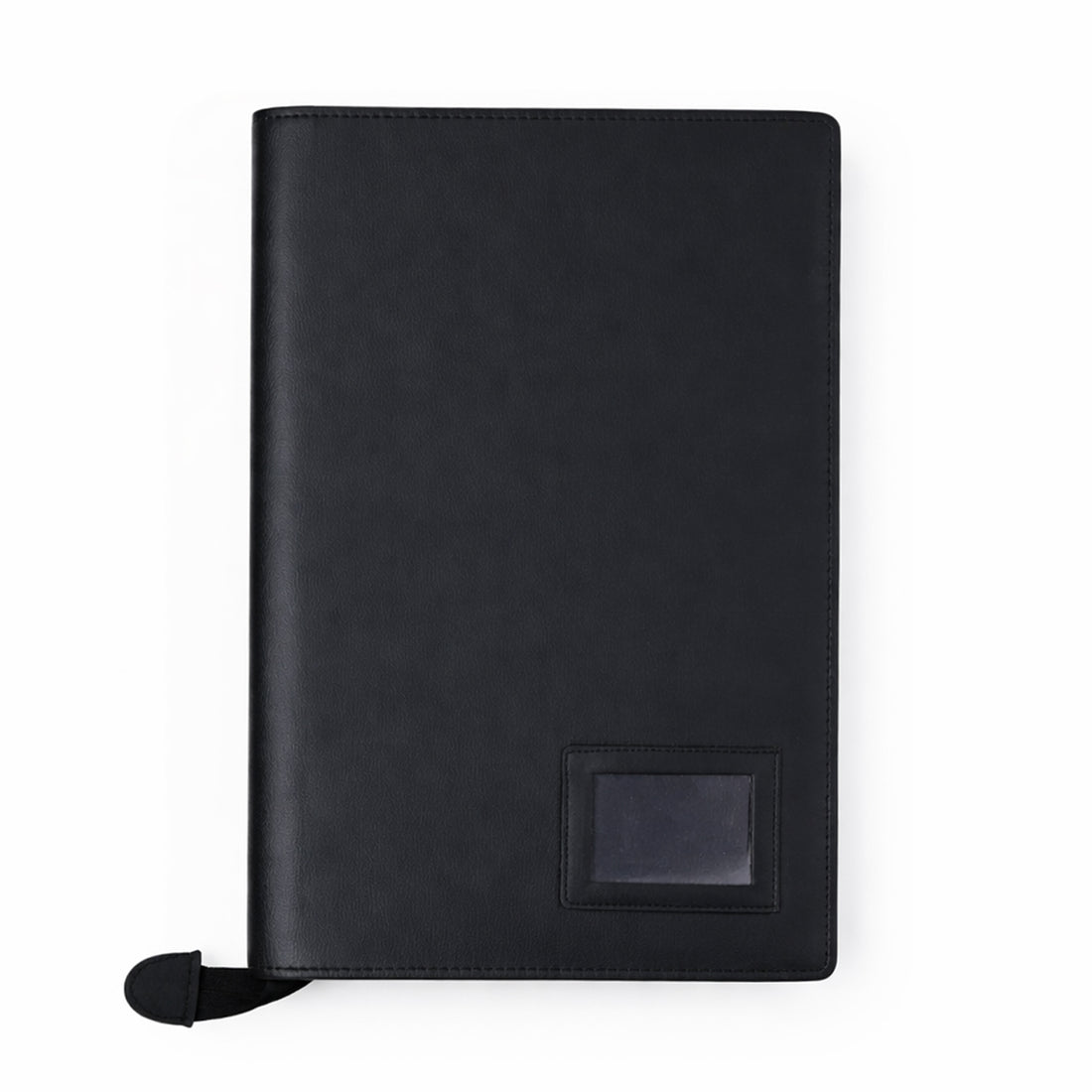 God’s Grace Black A4 10‑Leaves Stitched Blessed Folder – Premium Leather Folder