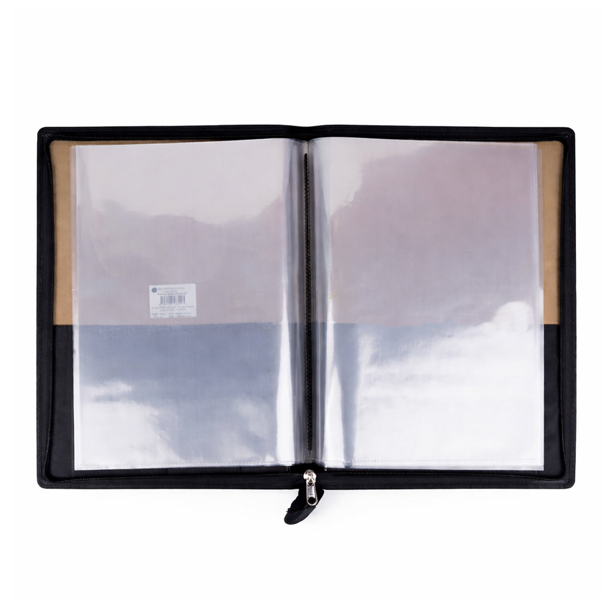 God’s Grace Black A4 10‑Leaves Stitched Blessed Folder – Premium Leather Folder