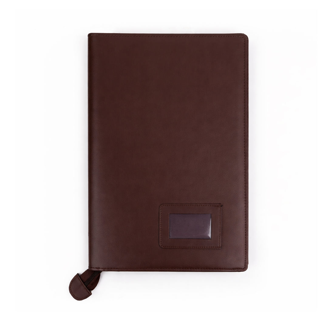 God’s Grace Brown F/S 10‑Leaves Stitched Blessed Folder – Premium Leather Folder