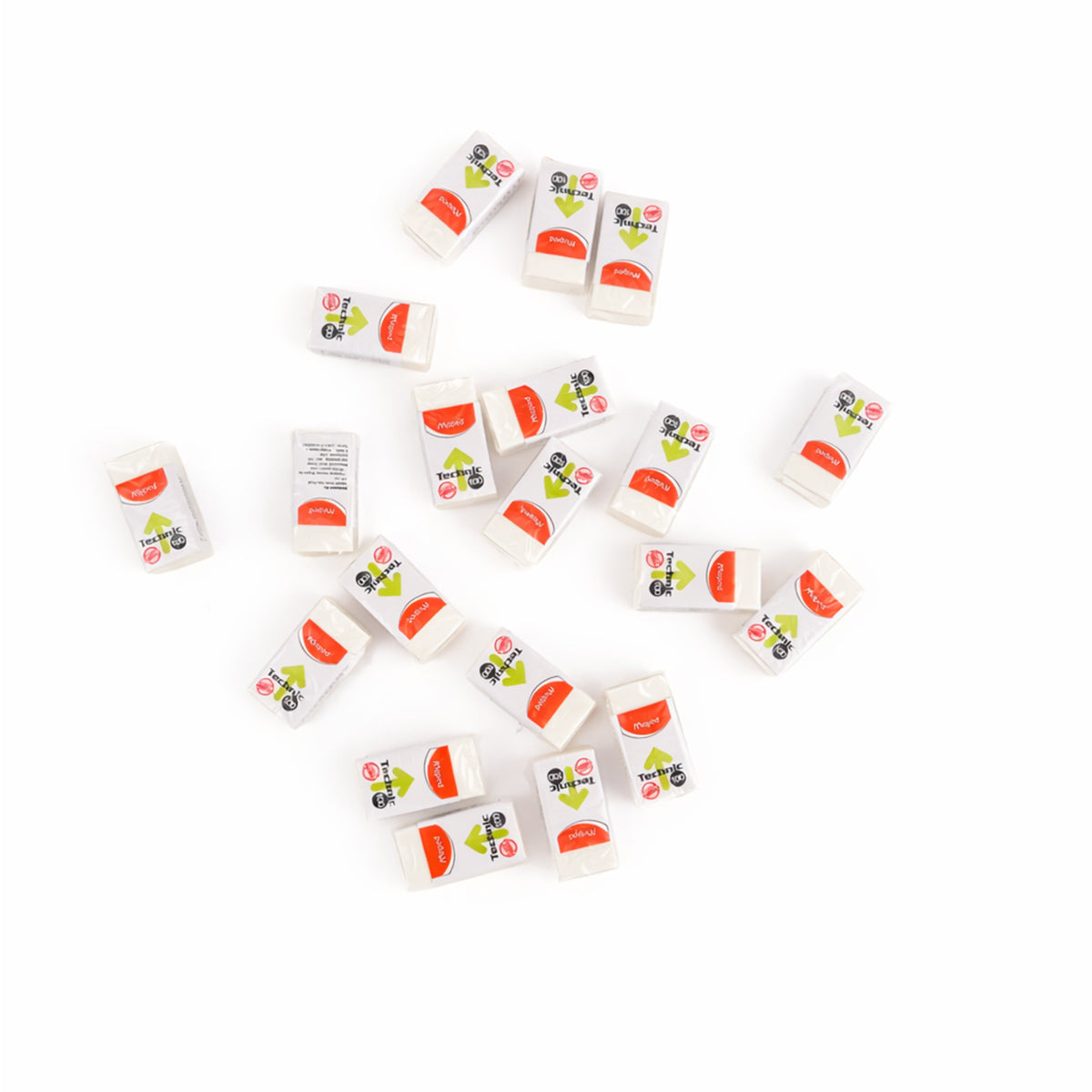Maped Technic 100 Eraser Box of 3 - Premium White Rubber Erasers