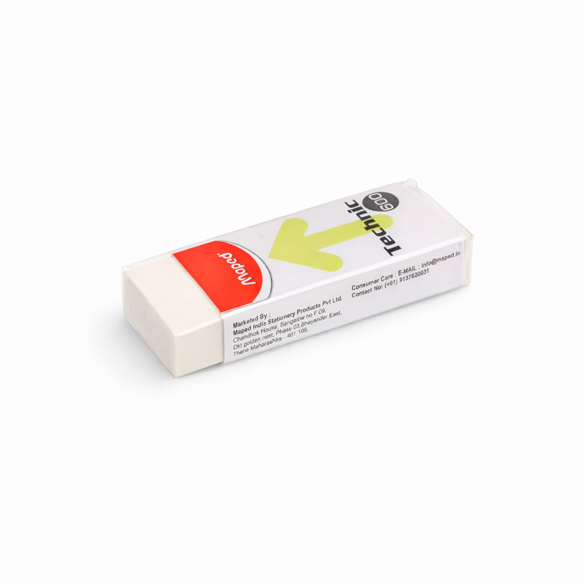Maped Technic 600 Eraser Pack of 20 - Premium White Rubber Erasers