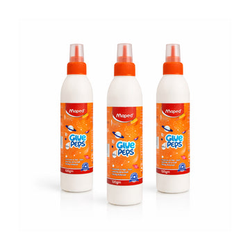 Maped Glue Peps 100g Pack of 3 - Premium White Craft Glue
