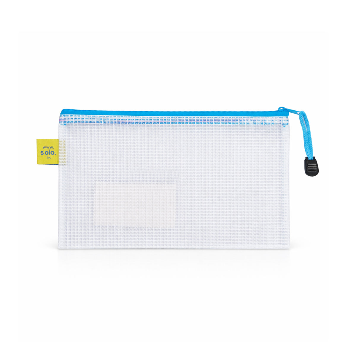 Solo MFA61 Blue My Zipper Bag – A6 Transparent Storage Pouch