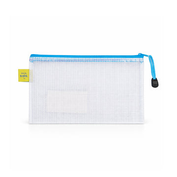 Solo MFA61 Blue My Zipper Bag – A6 Transparent Storage Pouch
