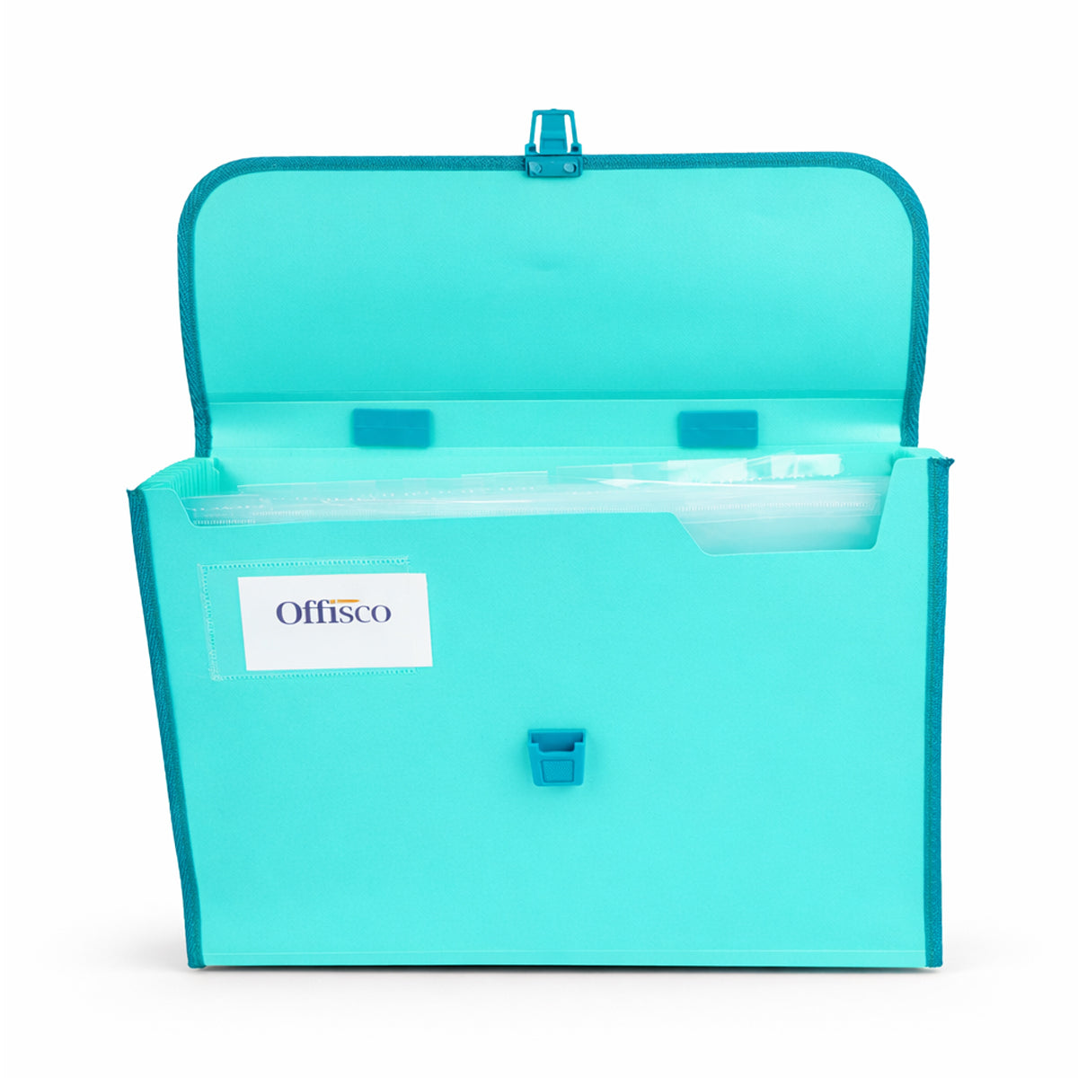 Offisco 7602 Green Expanding File – 13 Pocket A4 Legal Folder