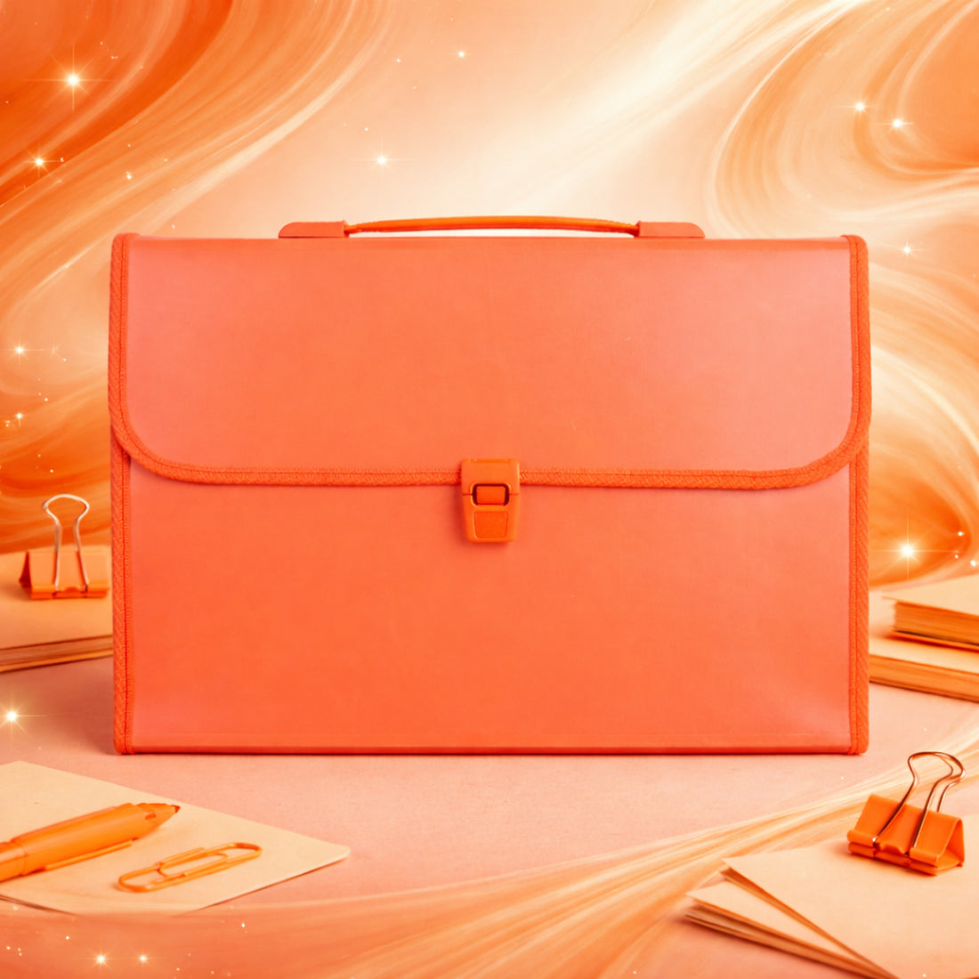 Offisco 7602 Red Expanding File – 13 Pocket A4 Legal Folder