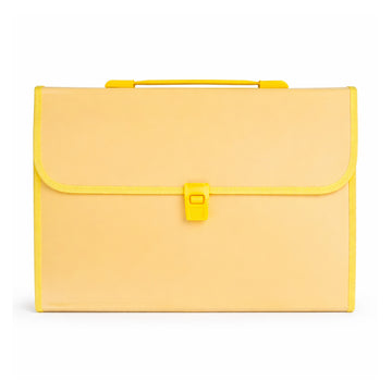 Offisco 7602 Yellow Expanding File – 13 Pocket A4 Legal File Folder