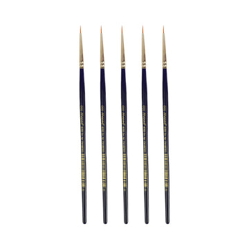 Maped Paint Brush Set – 6 Synthetic Round Brushes Size 000