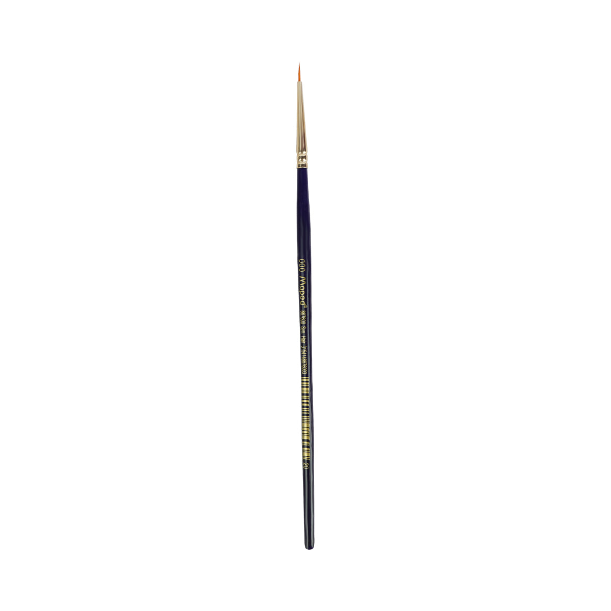 Maped Paint Brush Set – 6 Synthetic Round Brushes Size 000