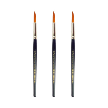 Maped Paint Brush Set – 5 Synthetic Round Brushes Size 12