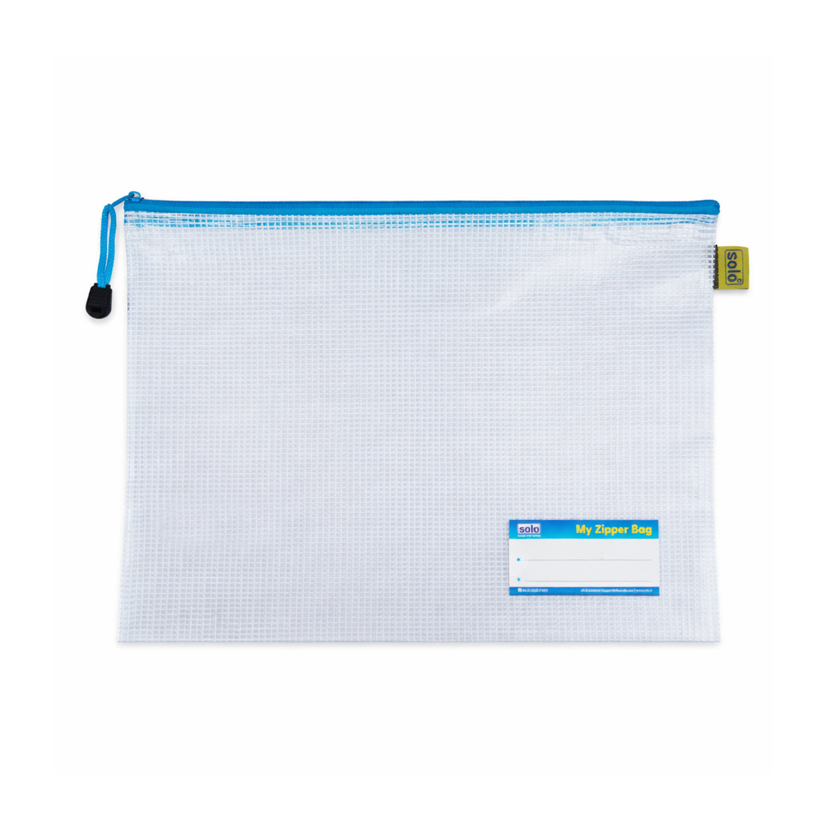 Solo MFA41 Blue My Zipper Bag – Stylish & Durable School/Office Bag