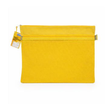 Solo MFA42 A4 Yellow Multi‑Function Bag – Document & Stationery Organizer