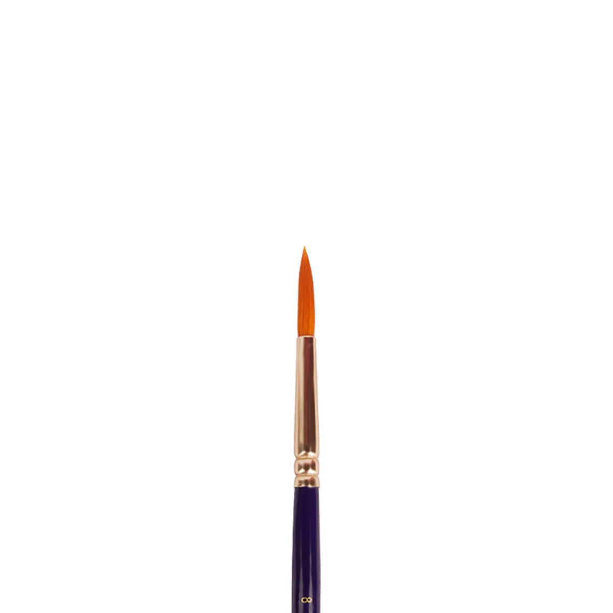 Maped Paint Brush Set - 5 Synthetic Round Brushes, Size 8