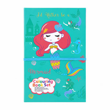 Arav Mermaid Colouring Book Set