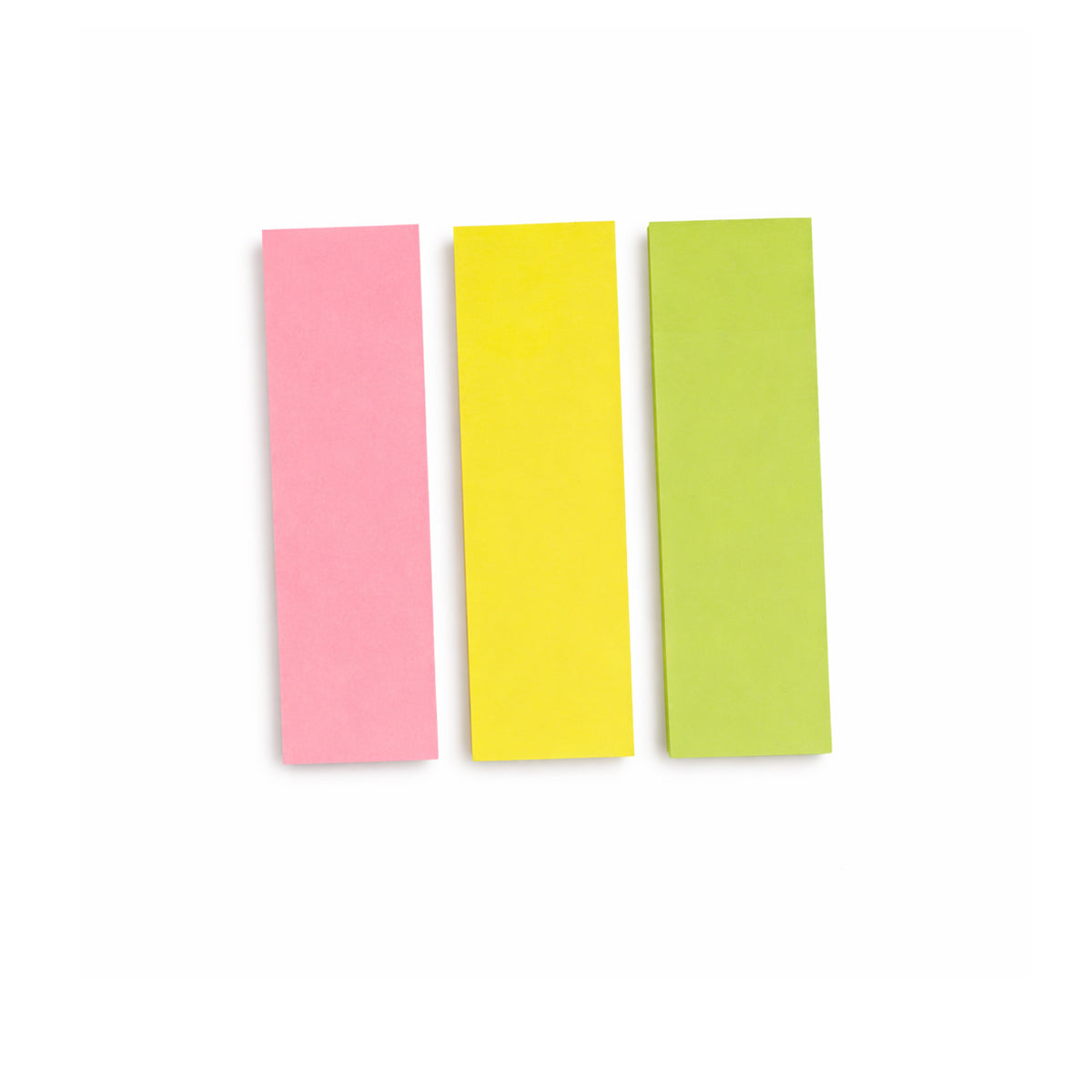 Arav JC Multi-Purpose Reusable Stick Notes - Neon 5 Pack, 3x3 Inch 50 Sheets Each