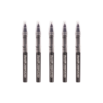 Reynolds Trimax Fluid Ink Refills - Black 0.5mm, Pack of 5 for Precision Writing