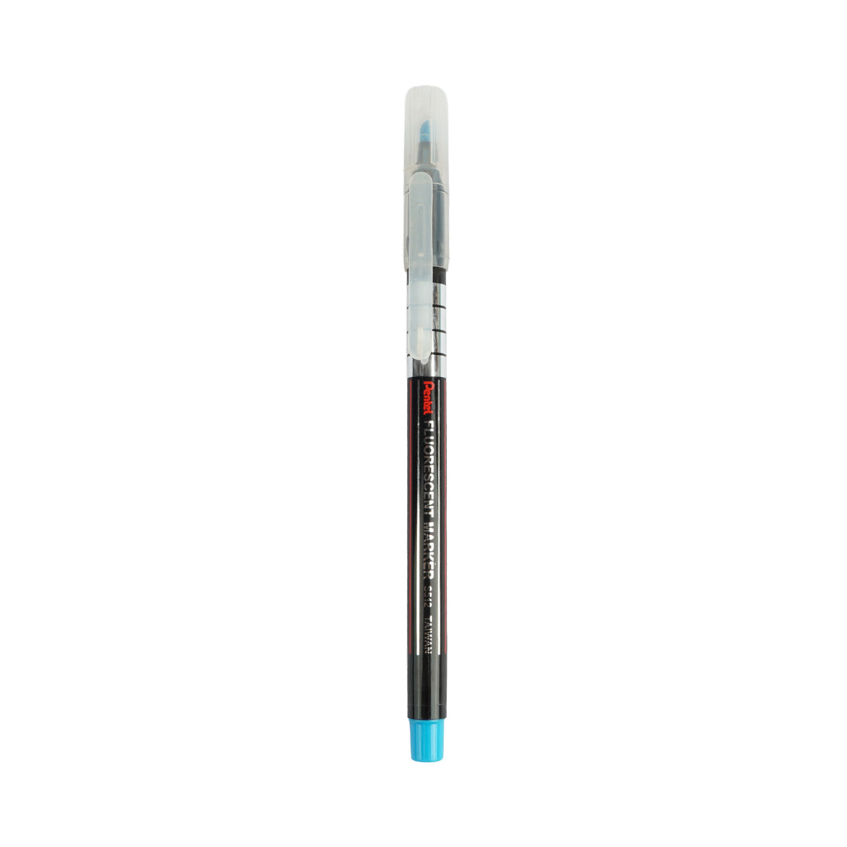 Pentel S512 Highlighter - Blue Chisel Tip, Lightweight 10g Pen Style