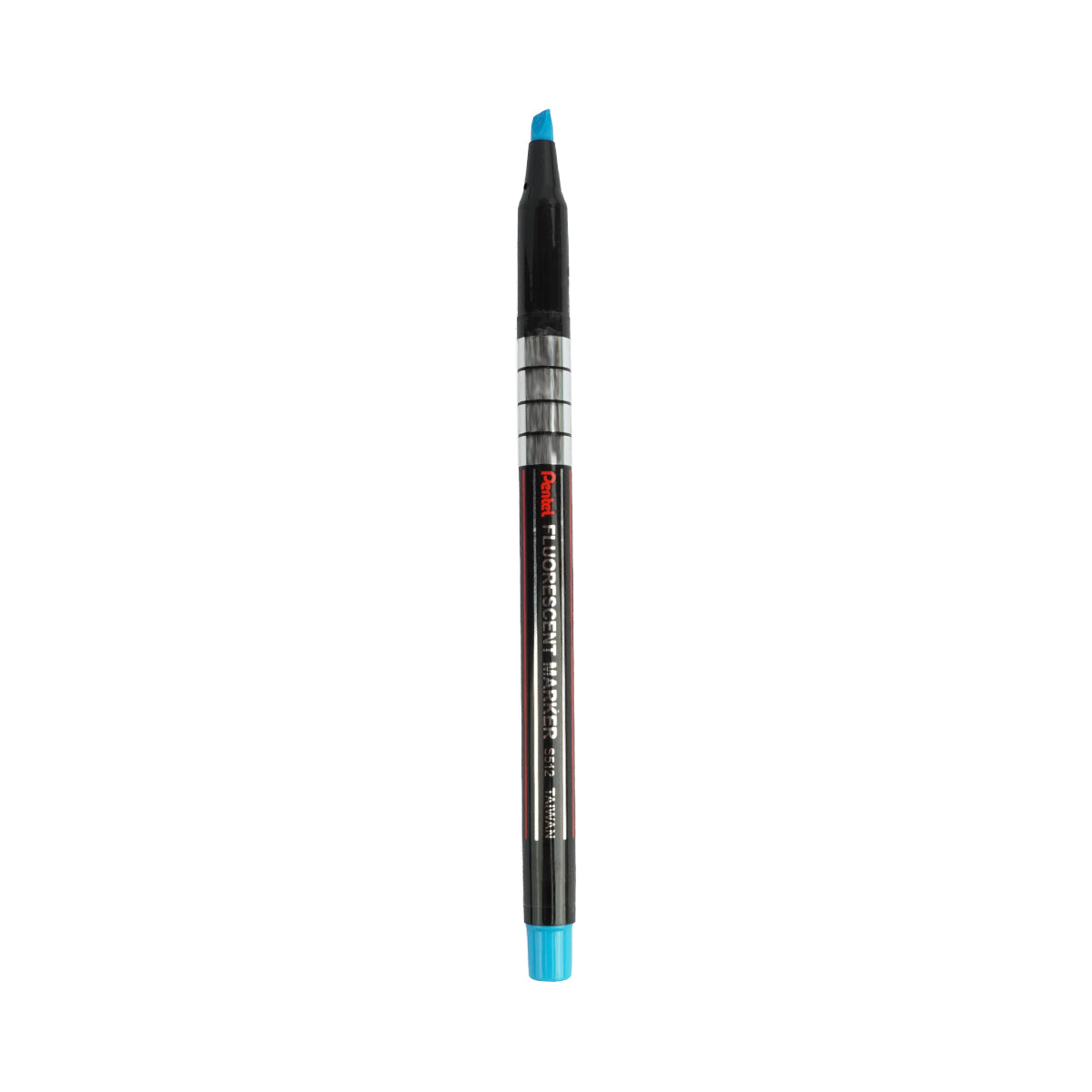 Pentel S512 Highlighter - Blue Chisel Tip, Lightweight 10g Pen Style
