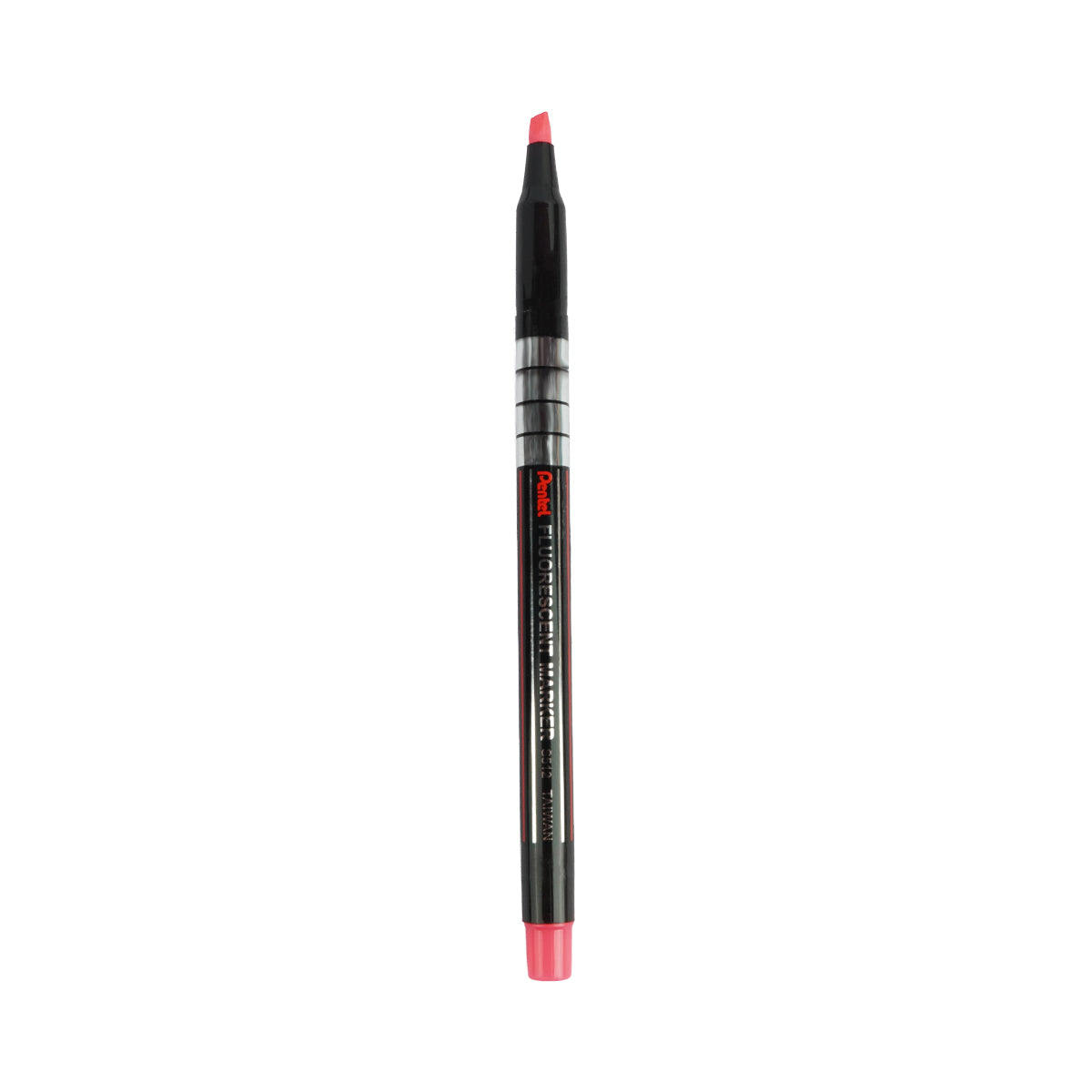 Pentel S512 Highlighter - Pink Chisel Tip, Lightweight 10g Pen Style