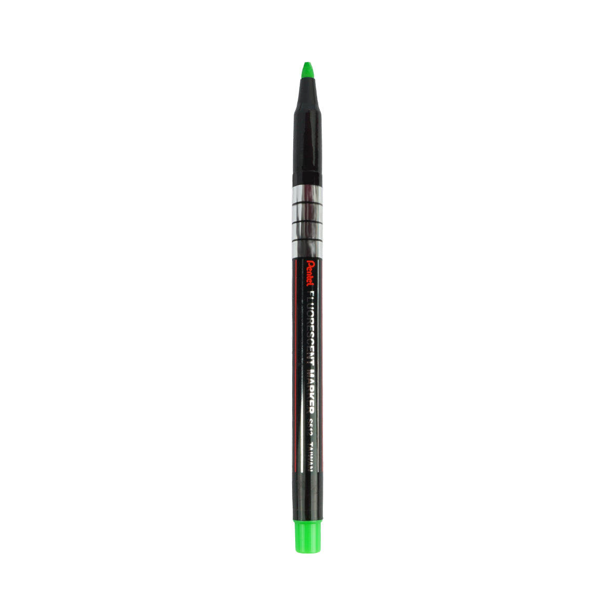 Pentel S512 Highlighter - Green Chisel Tip, Lightweight 10g Pen Style