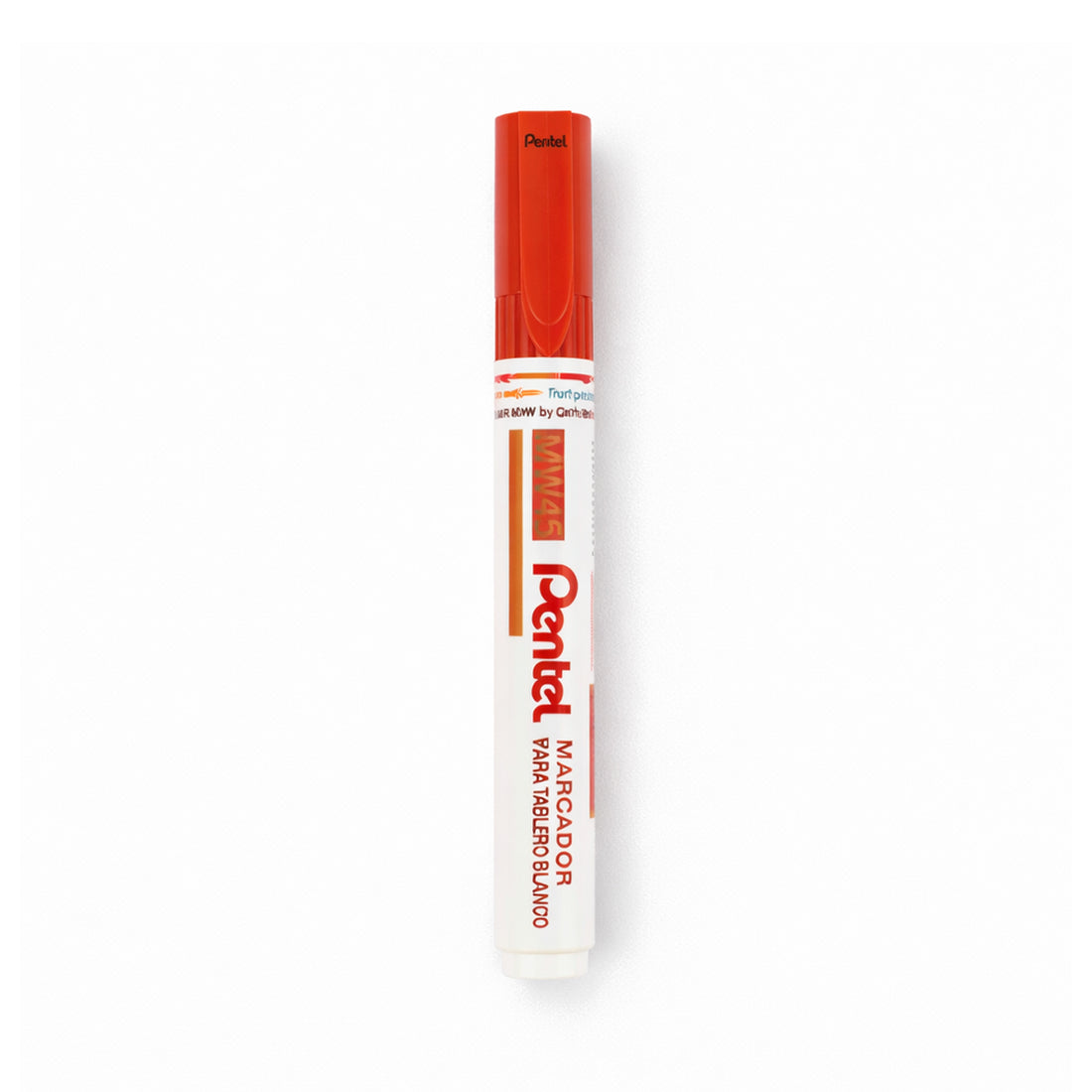 Pentel MW45 Whiteboard Marker Set - Red, 10 Pack Medium Bullet Tip