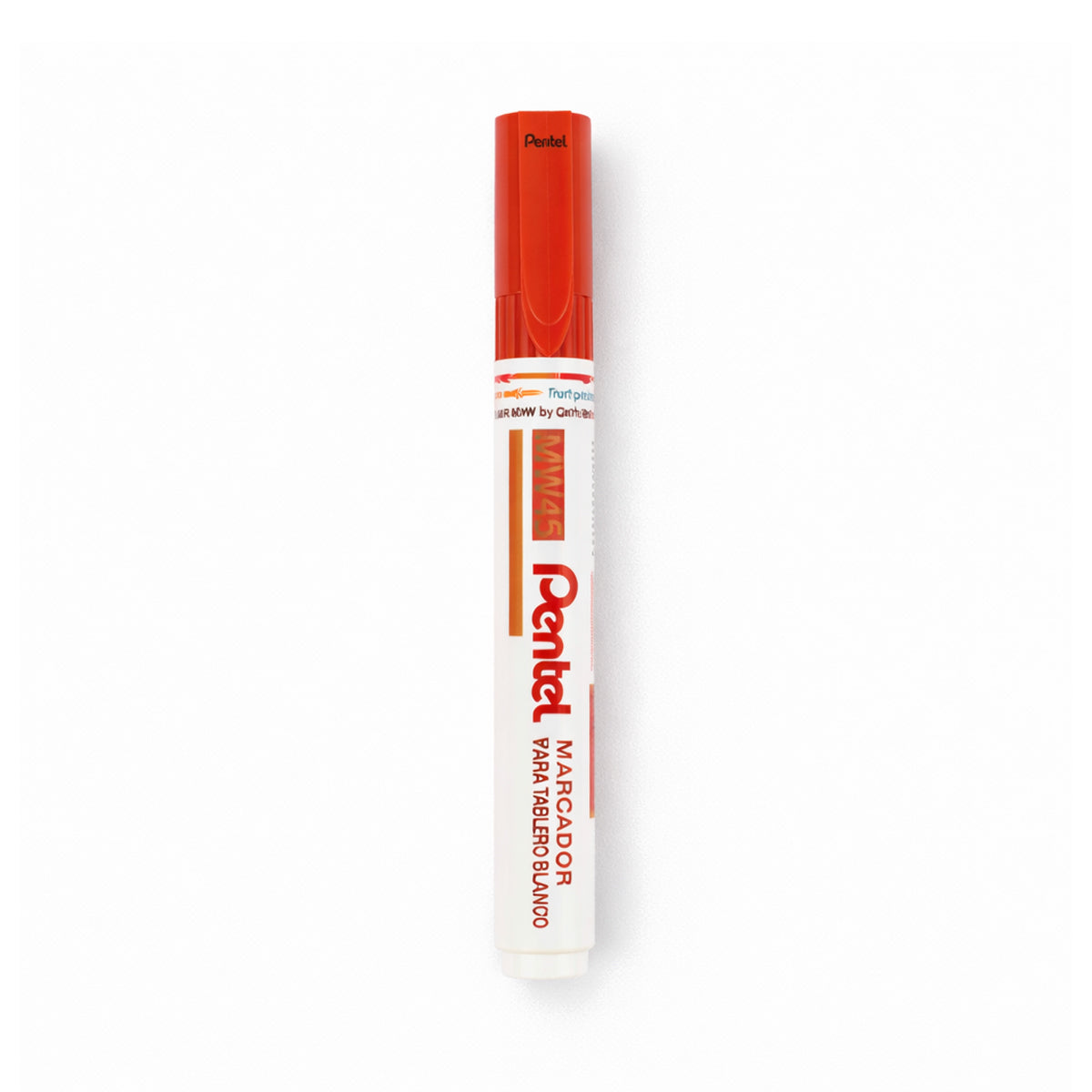 Pentel MW45 Whiteboard Marker Set - Red, 10 Pack Medium Bullet Tip