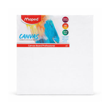 Maped 10"x12" Cotton Canvas Board – Triple‑Primed for Acrylic & Oil Painting
