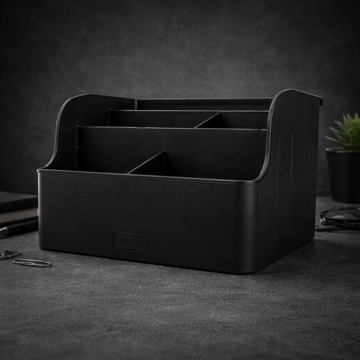 Solo Desk Organiser – Multi‑Utility Stationery Holder for Home, School & Office