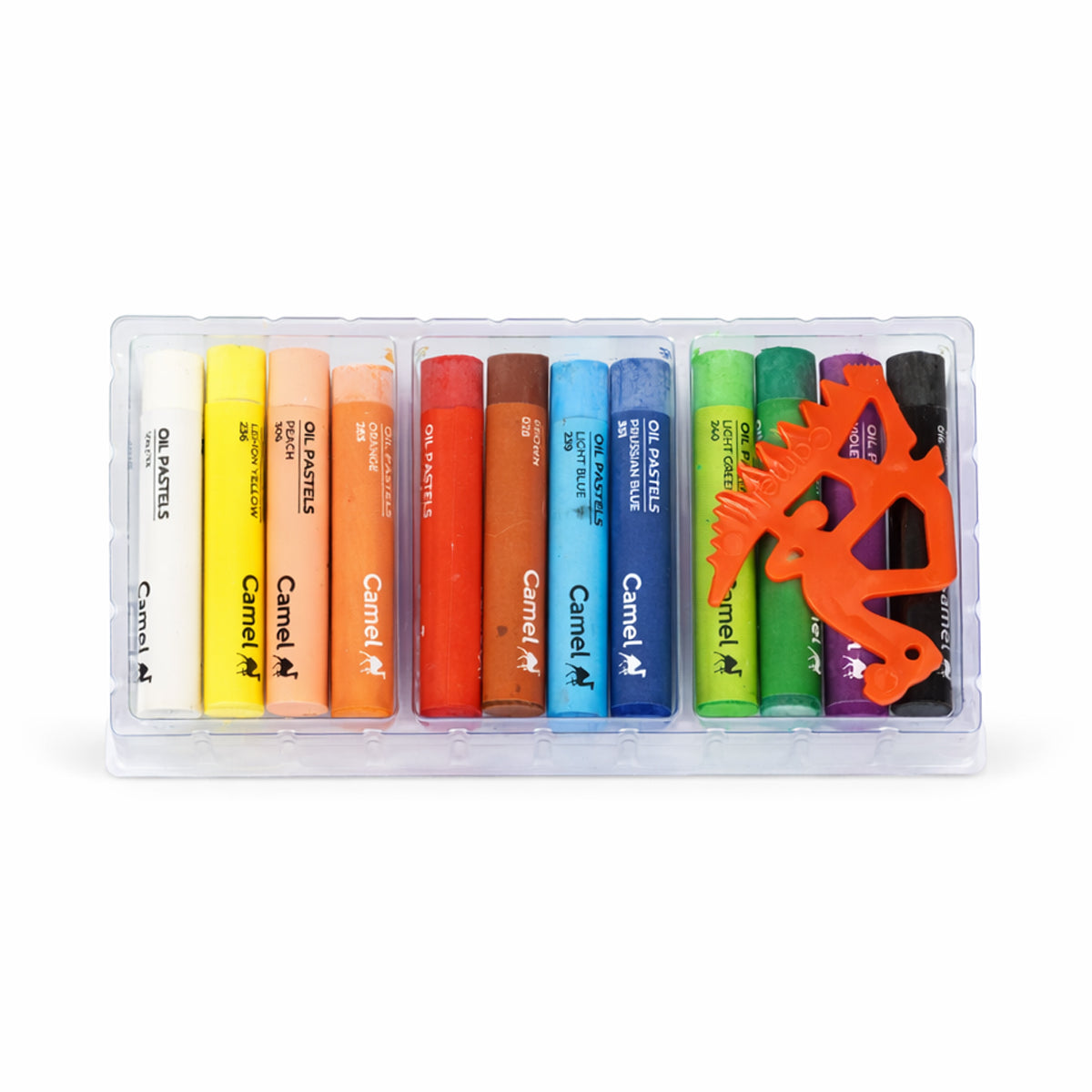 Camel 12 Shades Oil Pastels Pack of 5 – Non‑Toxic Student Drawing Set