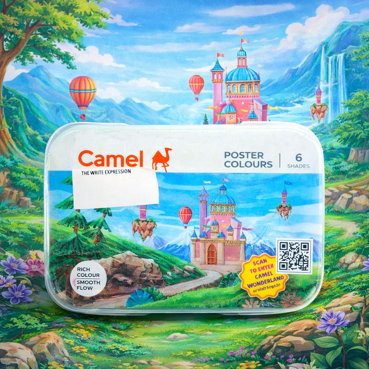 Camel Poster Colours – 6 Shades (10 ml Each)