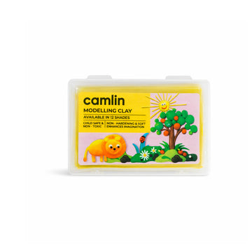 Camlin Modelling Clay – Yellow 150 g (Non-Toxic)
