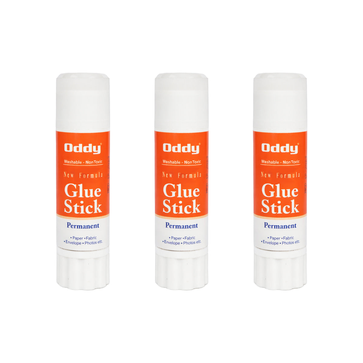 Oddy Transparent Glue Stick 15g – Set of 3
