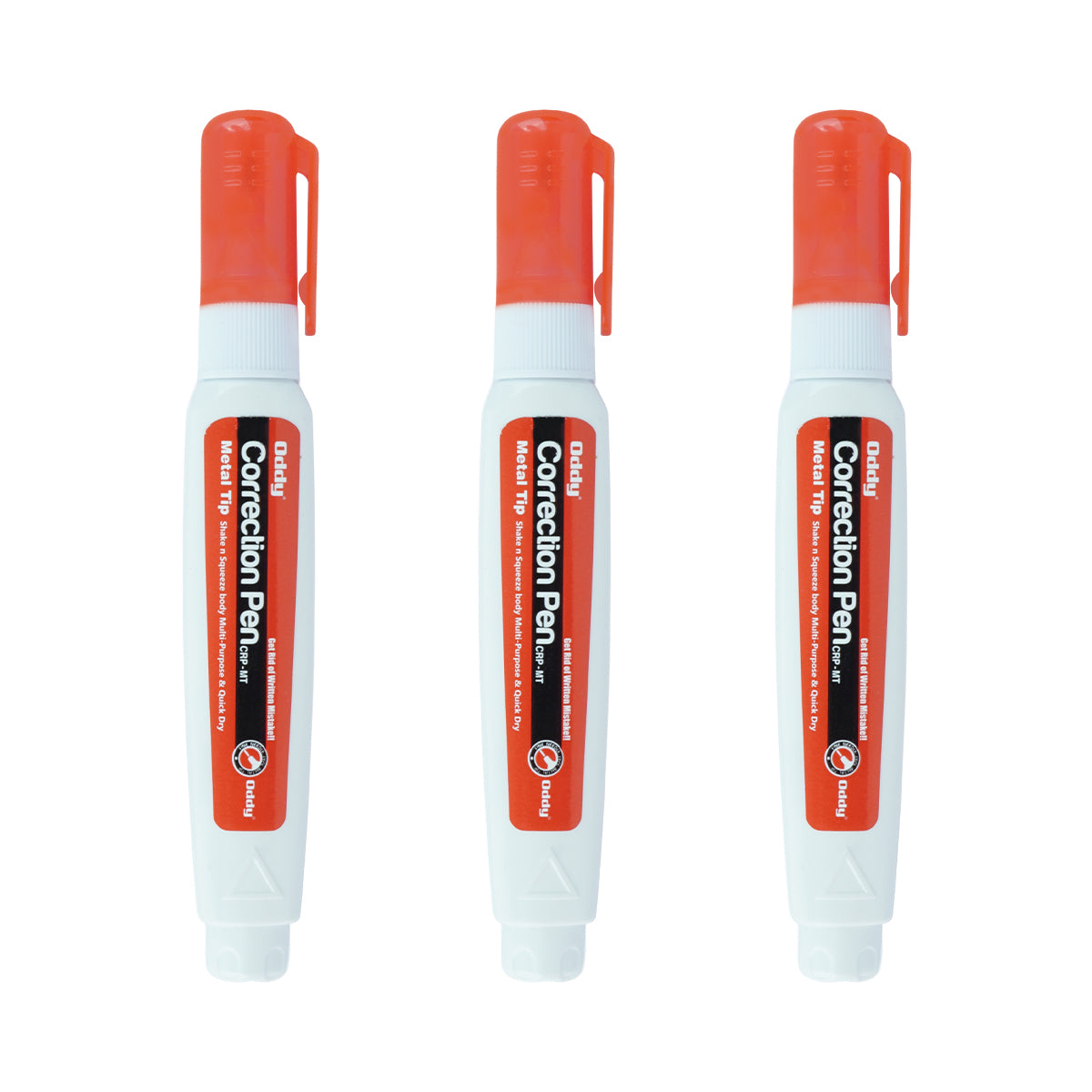 Oddy White Correction Pen – Pack of 3