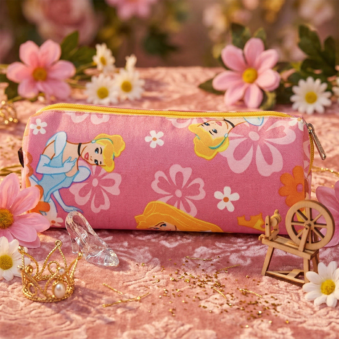 Oddy Smart Pencil Pouch – Princess Pattern (Pink)