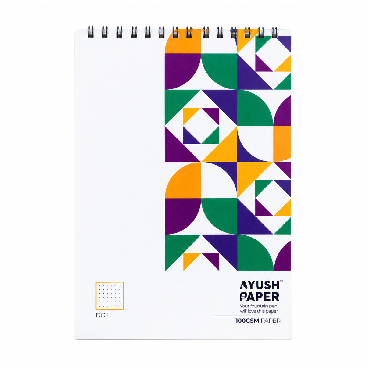 Ayush Paper A4 Dot Notebook - 100 GSM, 50 Pages
