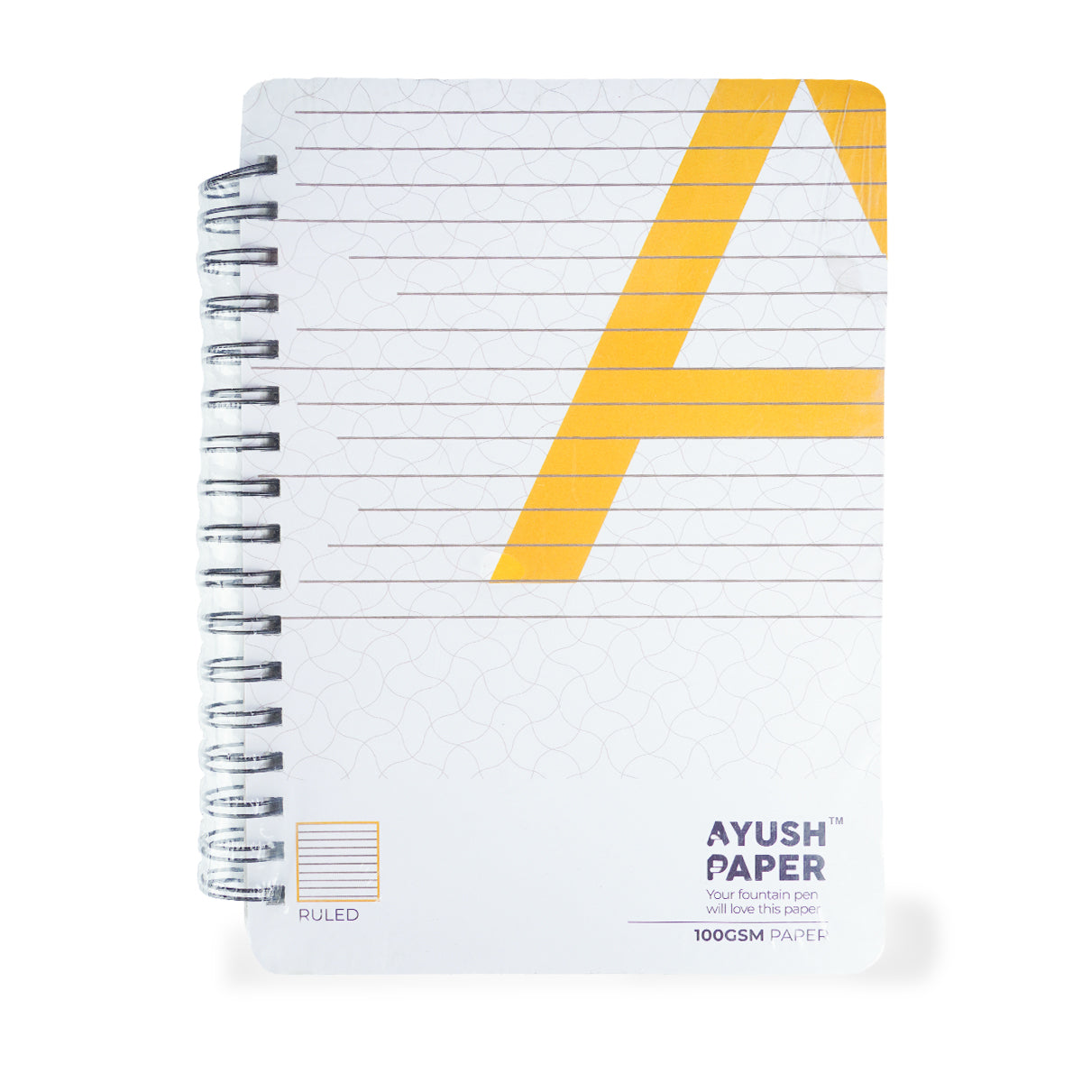 Ayush Paper B5 Ruled Wiro Notebook | 100 GSM | 100 Pages