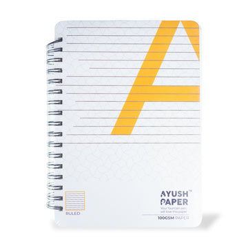 Ayush Paper B5 Ruled Notebook | 100 GSM | 100 Pages