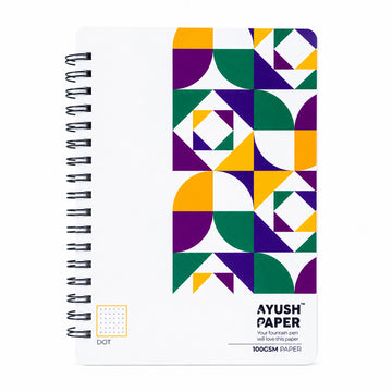 Ayush Paper B5 Dot Notebook | 100 GSM | 100 Dot Pages