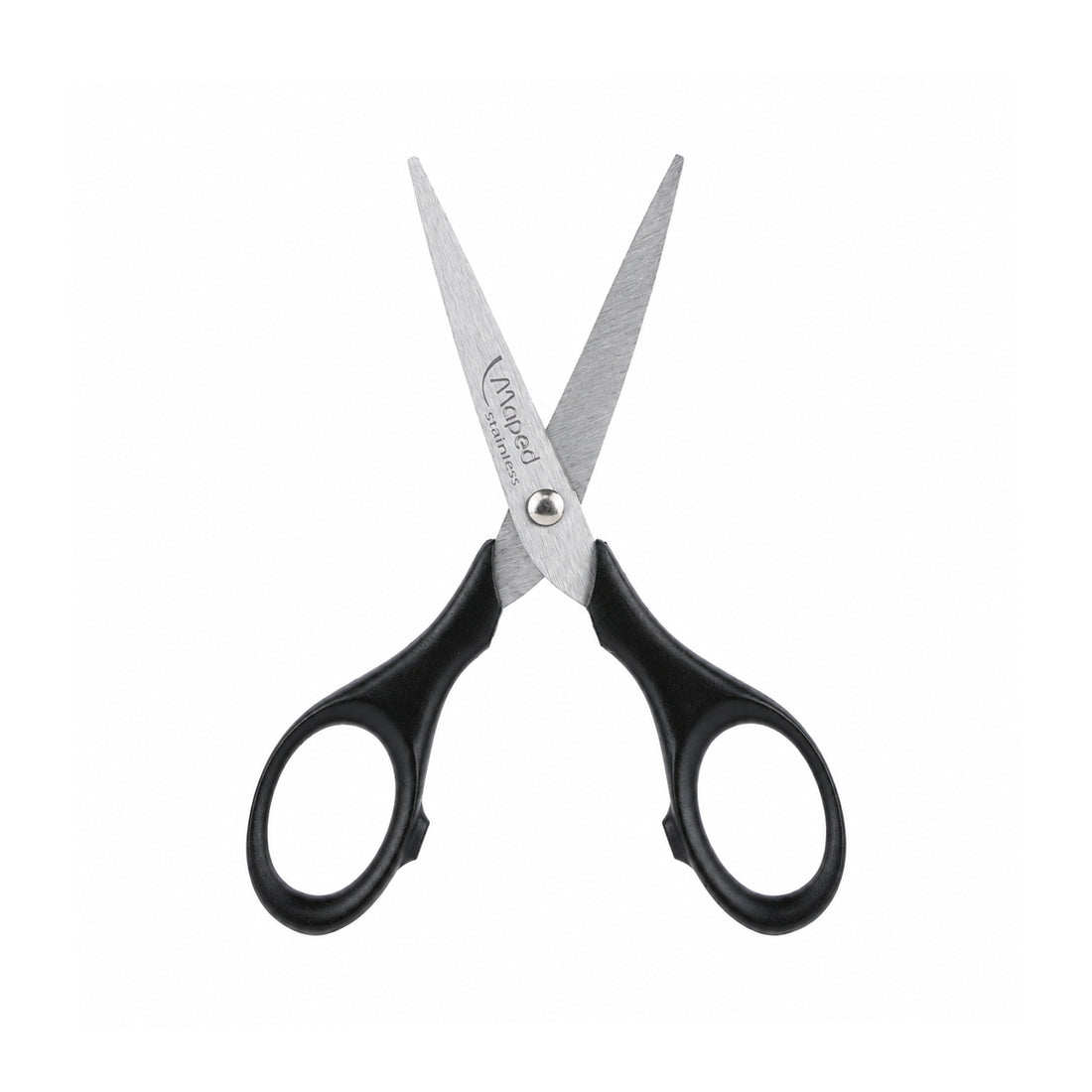 Maped 13 cm Scissors — Black Handle, Stainless Steel Blades