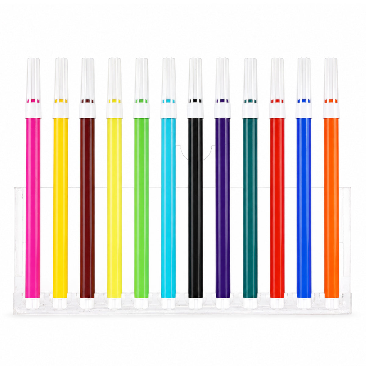 Love Art 12 Classic Sketch Pens — Pack of 2 (24 Pens Total), Assorted Colours
