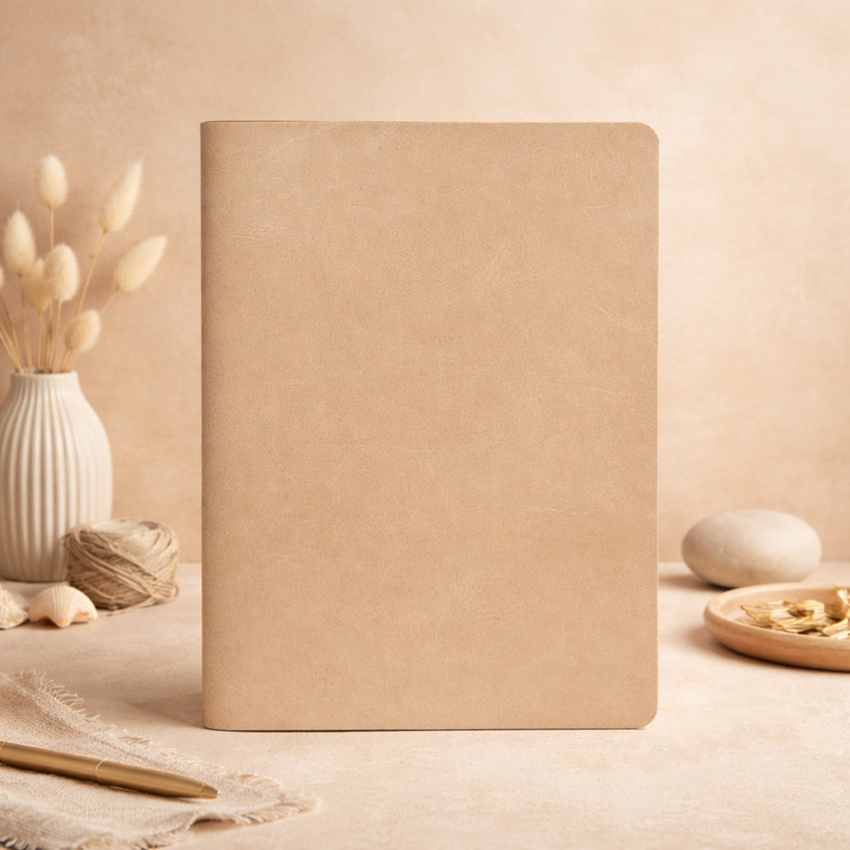 Ayush Paper Cream Colour Unruled Notebook