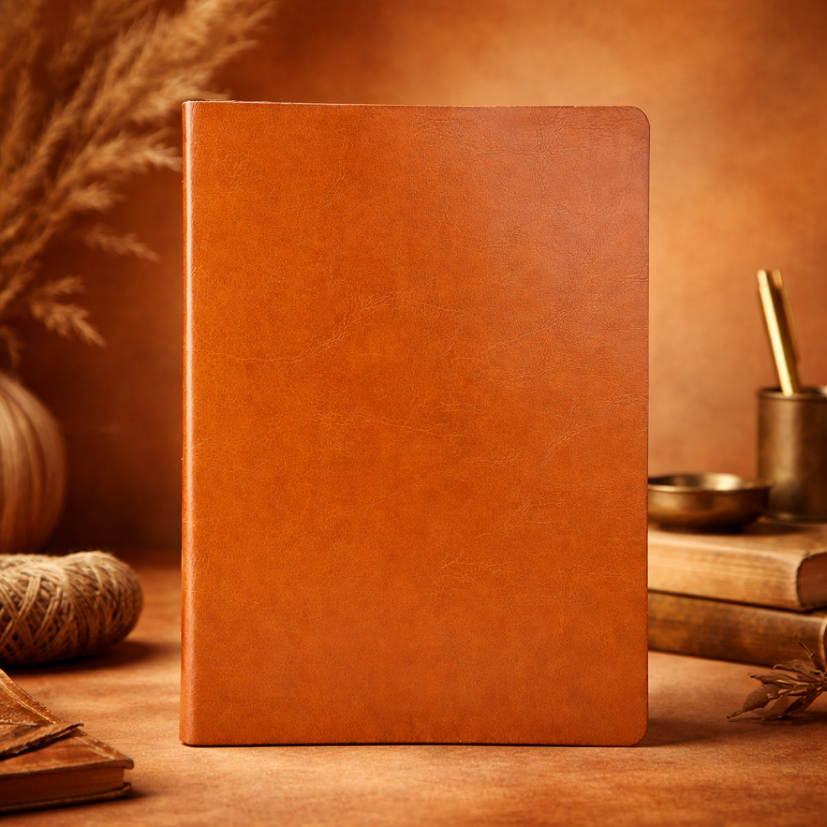 Ayush Paper Brown Ruled Notebook – 100 GSM, 100 Pages, Softcover