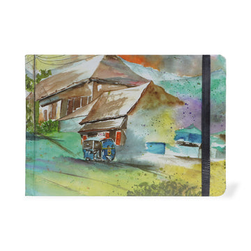 Ayush A5 Mixed Media Hardbound Notebook – 250 GSM, 30 Pages