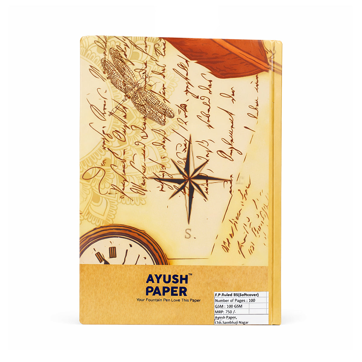Ayush Paper B5 Ruled Notebook 100 Pages