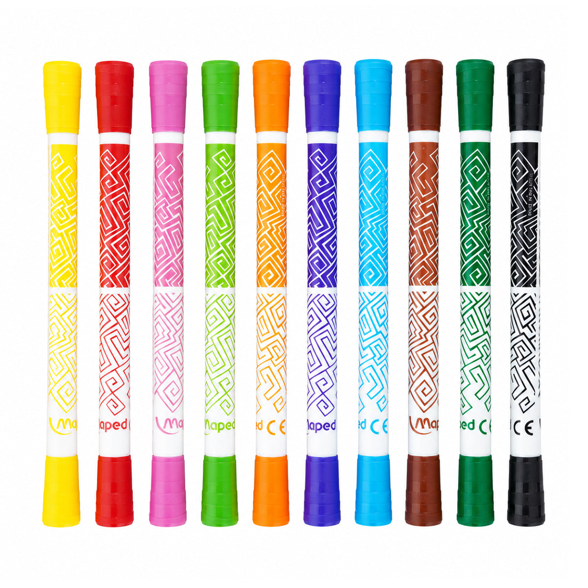 Maped Felt Tip Pens — Pack of 10 Assorted Colours