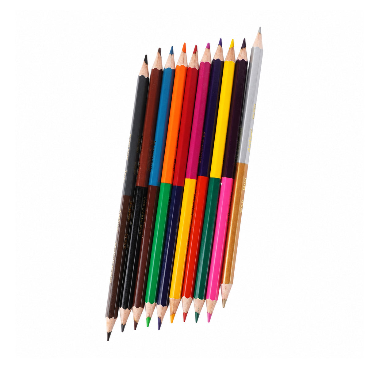 Love Art 10 Colour Pencils — Pack of 10 Assorted Colours